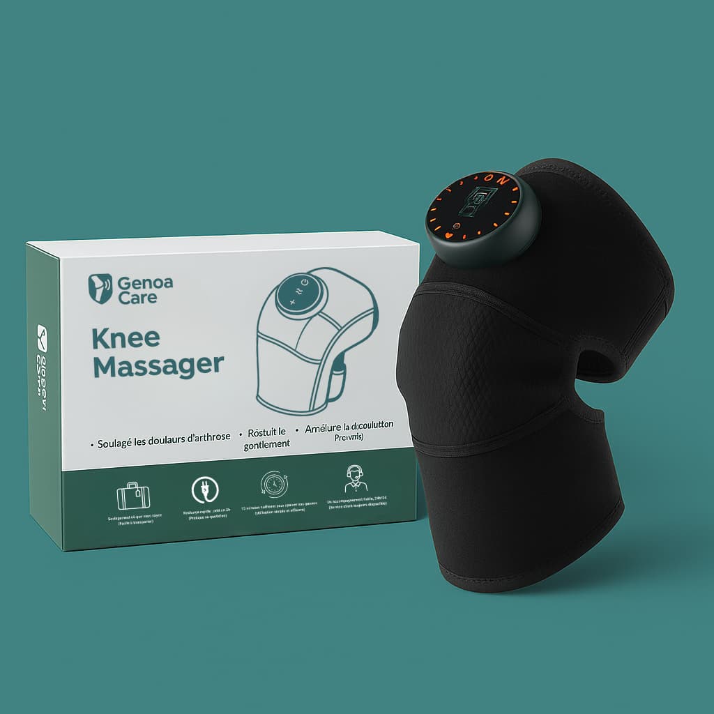 GenoaCare 2-en-1 : Soulage l'inconfort du genoux