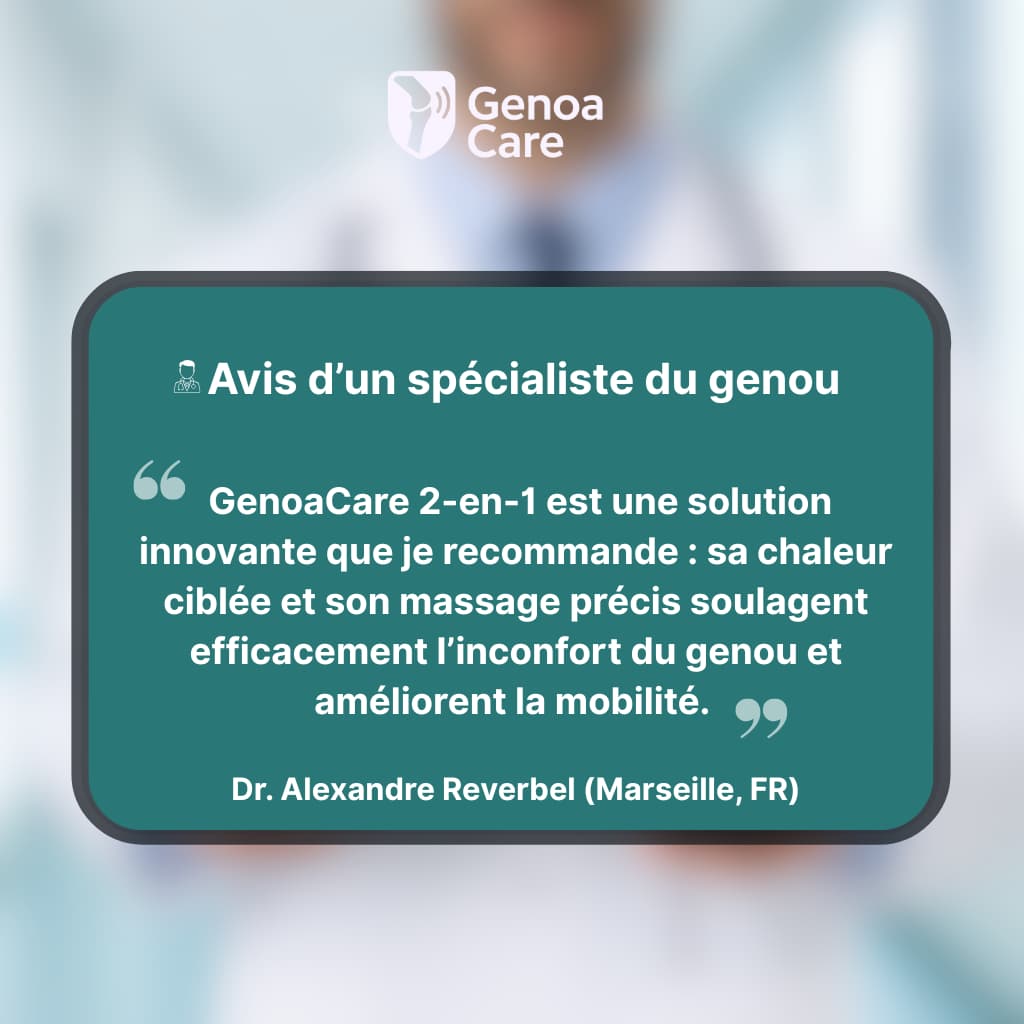 GenoaCare 2-en-1 : Soulage l'inconfort du genoux